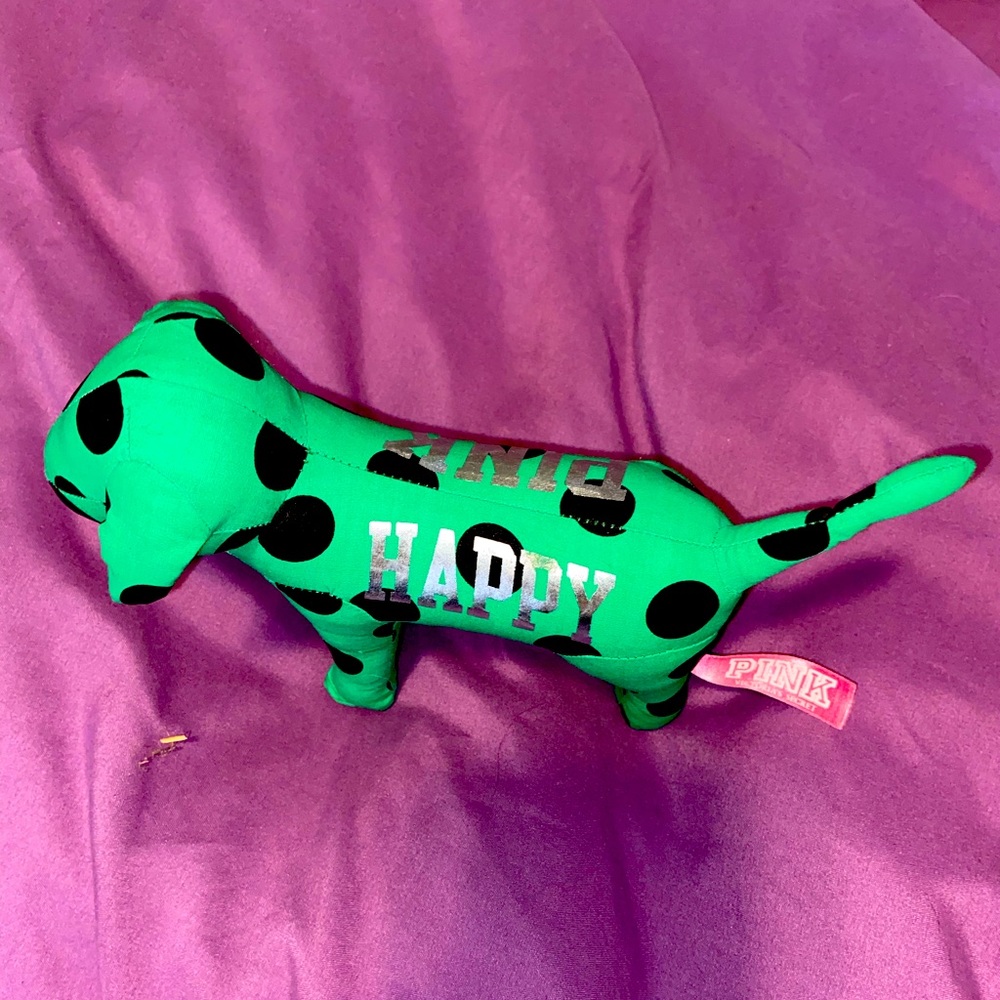 VS PINK Plush dog polka dot